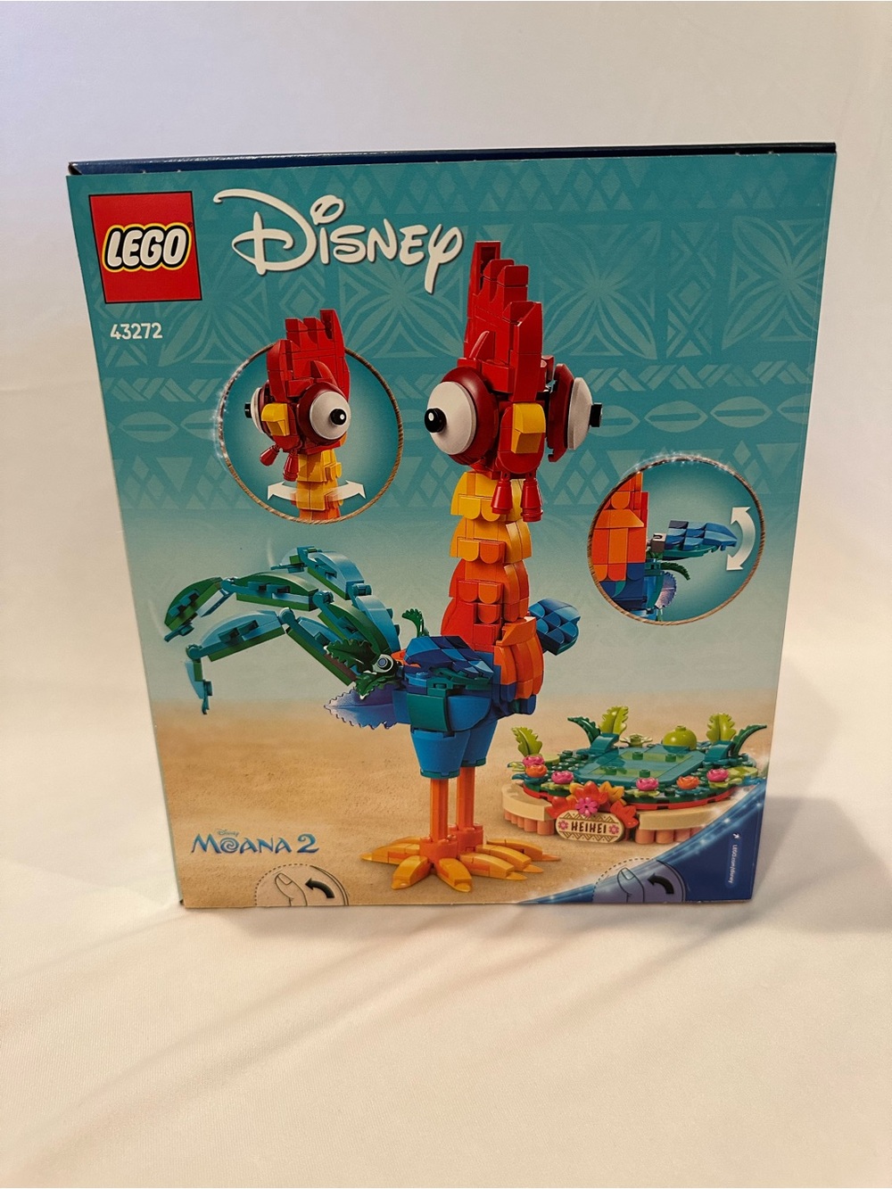 Lego Disney Heihei Buildable Figure - Red, Orange, Yellow, Blue, Green - Picture 2 of 5